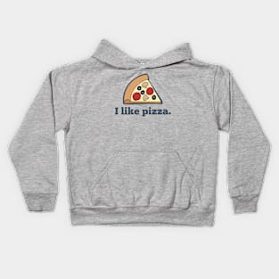 I Like Pizza. Kids Hoodie